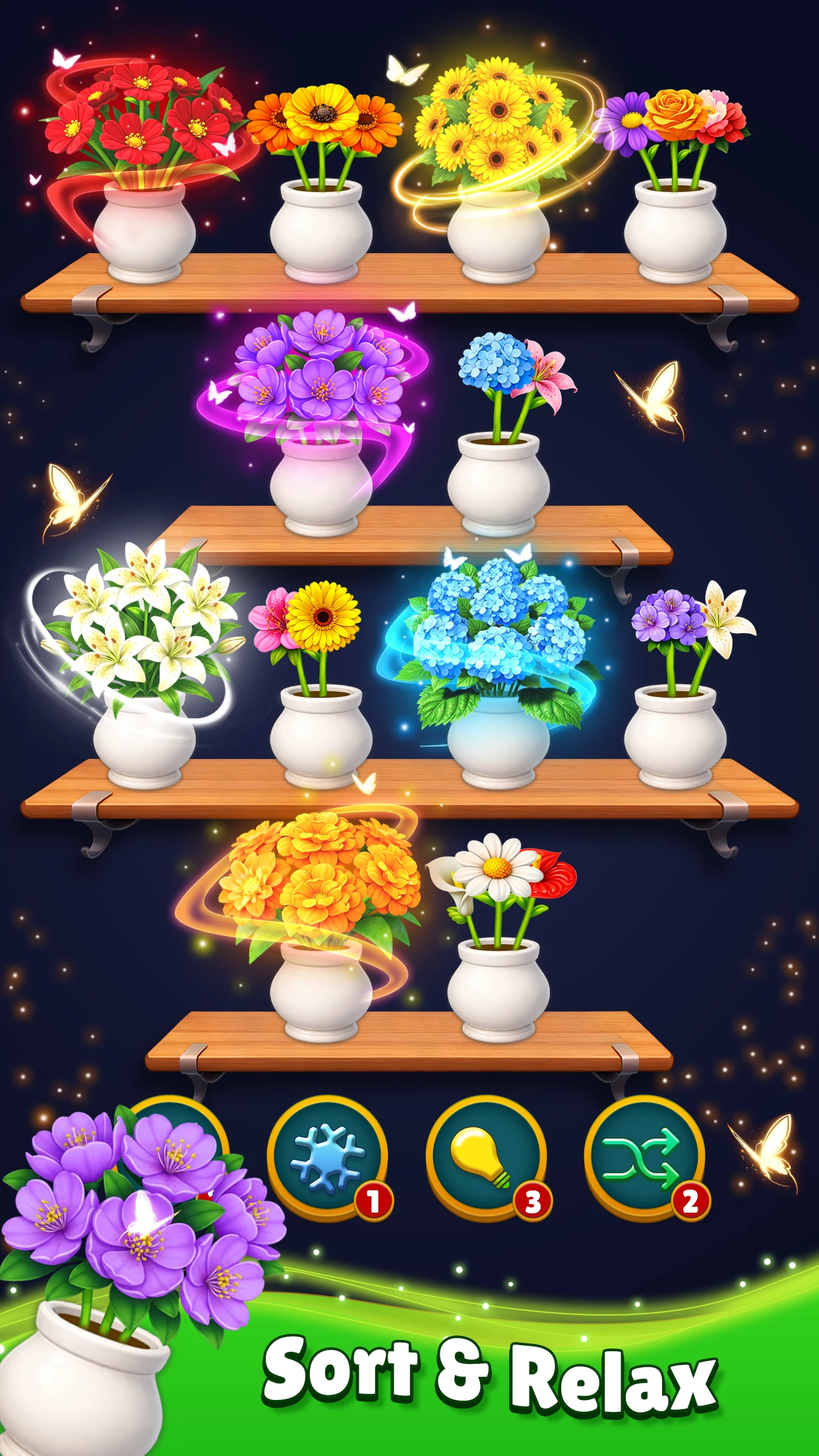 Flower Matching Game screenshot