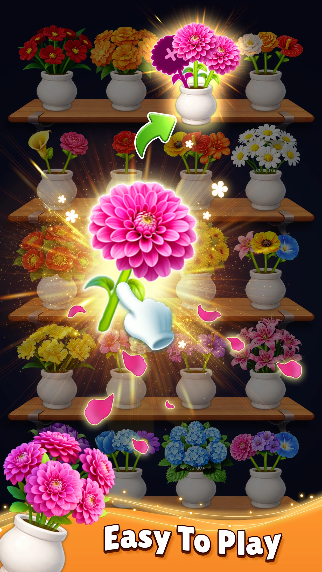 Flower Matching Game screenshot