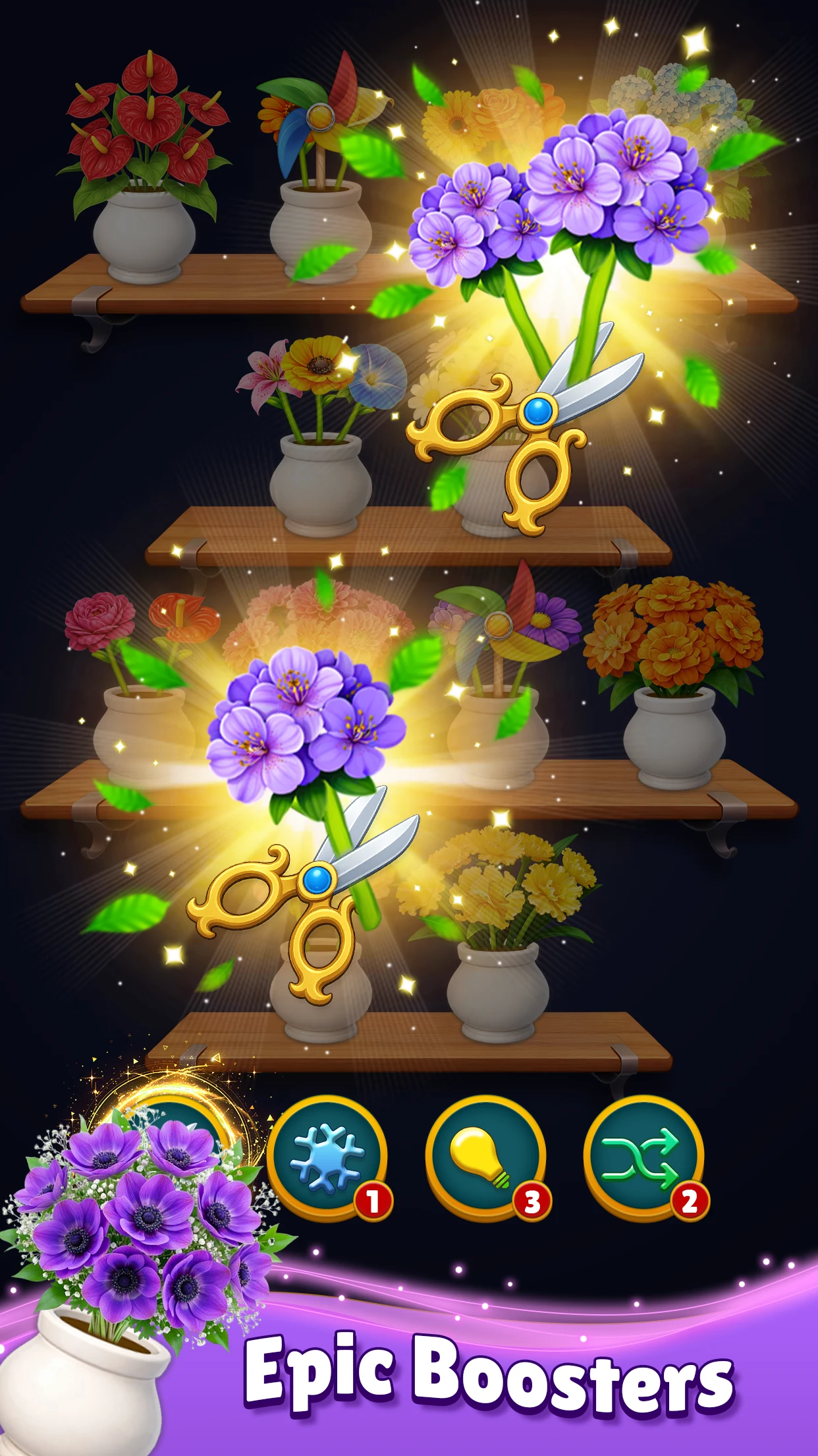 Flower Matching Game screenshot